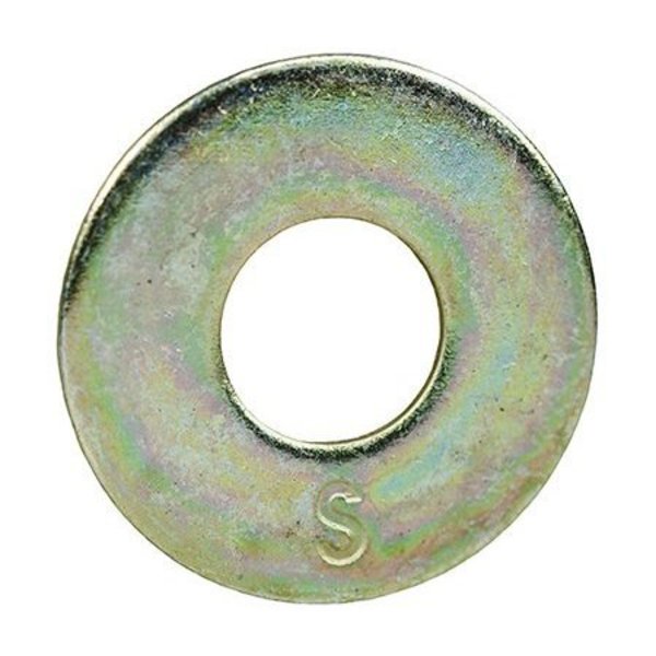 L.H. Dottie Flat Washer, Fits Bolt Size 3/8" , Hard Alloy Zinc Plated Finish, 100 PK FWHA38